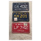 Michigan Motorcycle Plates