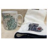 Giant MICHIGAN MUG with SMITTEN WITH THE MITTEN