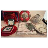 SPODE CHRISTMAS TREE TABLECLOTH 52" x 70" NIP,