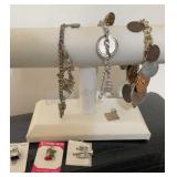Vintage Charm Bracelets and Additional Charms
