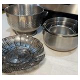 Stainless Steel Mixing Bowls, Colander and