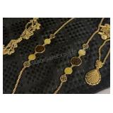 Sarah Coventry Vintage Gold Tone Rope Lariat
