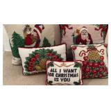 Needlepoint Christmas Pillows