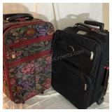 Roller luggage with extending handles. 24"x14"