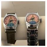 CINDERELLA VINTAGE WATCHES , Note the fabric band