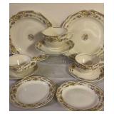 Vintage China 3 Coffee/ Tea Cups, 2 Cookie