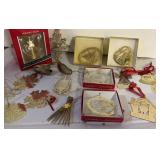 Gold Toned Metal Ornaments