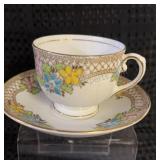 Salisbury Crown China Teacup and Saucer, Vintage