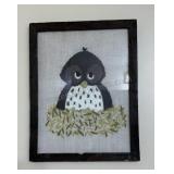 Textile Art Hand Made 10-1/2" x 14"