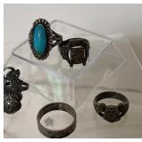 Sterling Silver Rings, 15g for the rings without