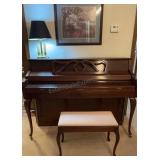 KIMBALL UPRIGHT PIANO MAHOGANY CHERRY FINISH