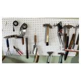 Wall full of garden & home tools
