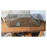 Live animal trap. 7" square 2" long trap.