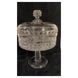 EAPG Early American Pattern Glass Covered Compote
