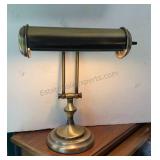 Brass Desk Lamp Adjustable 6" R Base, 9" Light