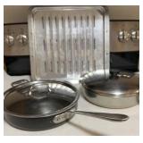 ALL-CLAD STAINLESS STEEL SAUTE FRYING PAN With