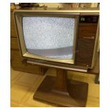 Vintage Toshiba Blackstripe Television with