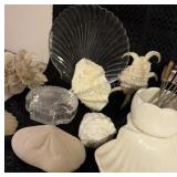 SEA SHELLS BISQUIT SAND DOLLAR SHELL TRINKET RING