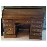Roll Top Desk JASPER CABINETS Oak 55" x 27" x