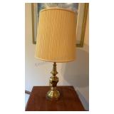 BRASS LAMP 30" H