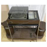 Vintage ZENITH TURNTABLE COUNCIL W/SPEAKERS