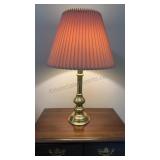 STIFFEL Brass Lamp 24" H x 12" R MODEL 5553