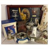 NAUTICAL DECOR ITEMS NAUTICAL KNOT SHADOW BOX ,