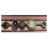 5 Fashion Rings Size 7