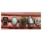 5 Fashion Rings Size 7