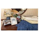 Crocheted Blanket and Shawl, Decor Items