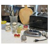 Toaster Proctor Silex, Butter Dish, Salt and