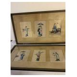 Vintage Japanese Prints 19" x 11"