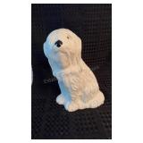 Pottery  Old English Sheepdog Ceramic Glazed 8" x