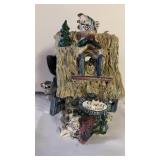 Country Christmas" tealight candle house designed