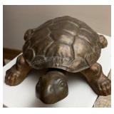 Vintage Pedal Spittoon Metal and Cast Iron