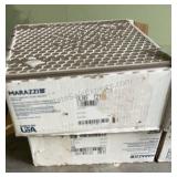 Porcelain wall & floor tiles, 12"x12". 4 boxes.