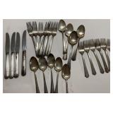SILVER PLATE FLATWARE VINTAGE LADY BETTY