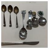 AIRLINE SOUVENIR SPOONS 3 VINTAGE AIR INDIA