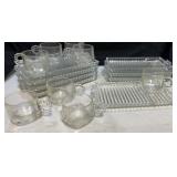 8 MID CENTURY Hazel Atlas "Snack, Sip & Smoke"