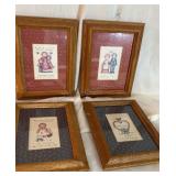 5x7 Framed Folk Art Prints