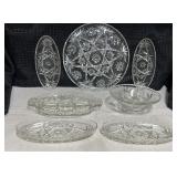 Vintage Anchor Hocking "Star of David" relish