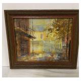 Mid Century Landscape NEW ORLEANS Water Color