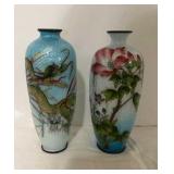 Pair of Japanese Vases 7-1/2" H