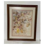 Framed Art Print  Chickadee 18" x 22"