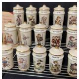 HUMMEL SPICE JAR COLLECTION 15 Spice Jars DANBURY