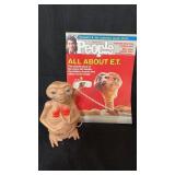 Vintage 1982 Plastic Pull-String Talking E.T.