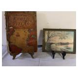 Vintage 1920s Framed Print of Washington Monument