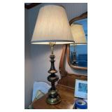 Heavy Brass Lamp 34" H
