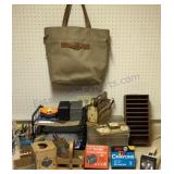 Various office supplies with Tote Bag.