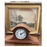 Seth Thomas Tambour mantel clock, an 8-day